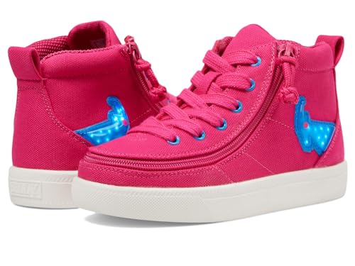 BILLY Footwear Unisex-Child Toddler Pink/Blue Light Ups Billy Classic D|r High Sneaker