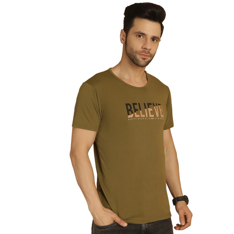 Image of Mack Jonney Regular Fit Mens Tshirts(Pack of 1-MACK632078)