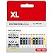 Produktbild 550 551 XL Multipack Kompatibel für Canon Druckerpatronen 551 CLI-551XL PGI 550 XL für Canon MX925 Druckerpatronen IP7250 IX6850 MX920 MG5650 IP7200 MG5450 MG6650 IP8750 MG5550 MG6450 (12er-Pack)