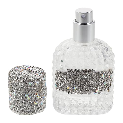 Healifty Botella Perfume Mini Recargable Cristal con Diamantes...