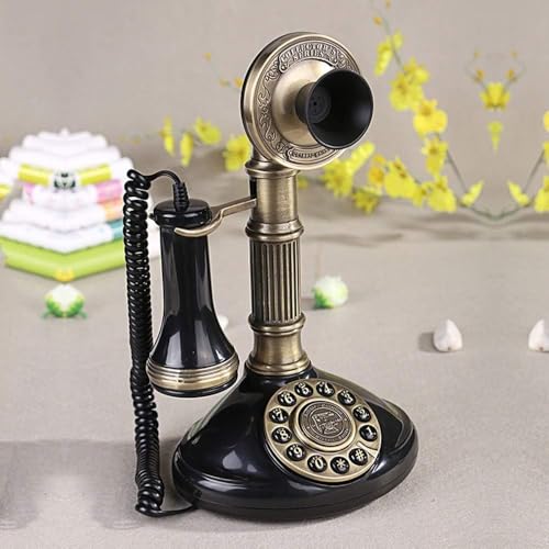 Teléfono Antiguo de Pila 1897 Estilo Retro Decorativo miniatura 2