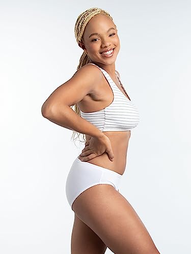 Fruit Of The Loom Women's Underwear Breathable Panties (Regular & Plus Size), Bikini - Micro Mesh - 6 Pack, 8 #TOP2