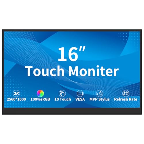 Image of 16 inch Touchscreen Monitor 2K 144Hz