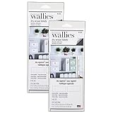 Wallies Dry Erase Rectangle Labels, 9 Per Set, 2 Sets