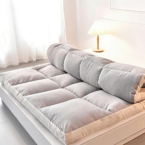 �}�b�g���X�g�b�p�[ �c�C�� ���� 3.9 �C���` �x�b�h�g�b�p�[�_�E����փt�B�� �ӂ�ӂ�}�b�g���X�p�b�h �N�C�[���T�C�Y�x�b�h�E�\�t�@�x�b�h�ERV�E�L�����s���O�J�[�Ή�(C,QUEEN-150x200cm)