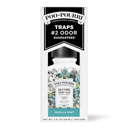 Poo-Pourri Before-You-Go Toilet Spray, Vanilla Mint, 2 Fl Oz - Vanilla, Mint and Citrus