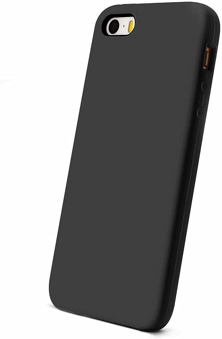 Accessories Kart Soft Flexible || Candy case || Back case Cover Compatible for iPhone 5s - Black