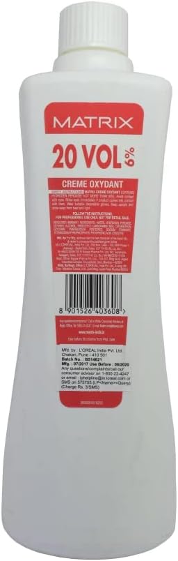 Matrix 20 Vol 6% Cream Developer Oxydant 1ltr