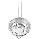 Uonlytech Colador en Cocina Varios estilos Mango Largo de Acero Inoxidable para Escurrir Frutas y Verduras, Cesta Resistente Que Agua y Deforma, Adecuado para Uso Diario Varios estilos