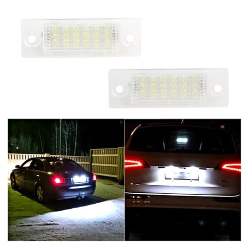Lámpara LED para placa de matrícula de coche luz trasera Skoda Superb 2002 2003 2004 2005 3