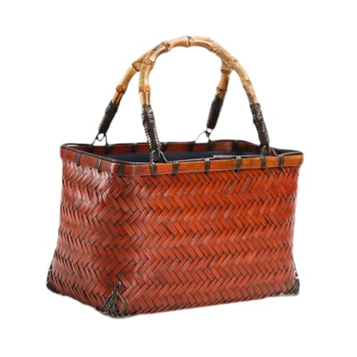 Bolso Tote Tejido de Bambú para Actividades al Aire Libre miniatura 1