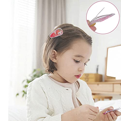 Misgirlot Cute Rainbow Glitter Hair Barrettes,25Pcs Flower Animal Fruit Cartoon Snap Hair Clips For Toddler Girls Hair Accessories For Kids Infants Teens (Random Color) #TOP3