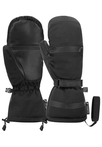 Reusch Cozy moufles ski femme chaudes imperméables en duvet noir