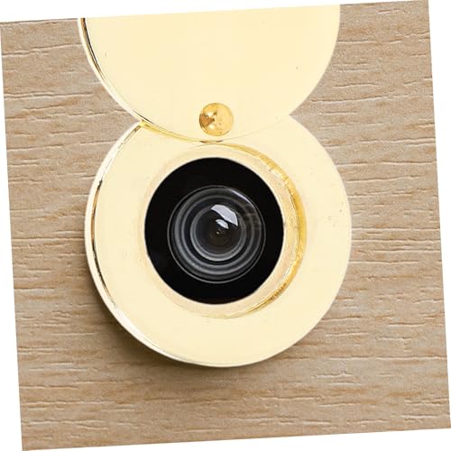 POPETPOP 2 piezas Mirilla de puerta de cobre cubierta de privacidad para protección elegante para seguridad y estilo mejorado miniatura 6