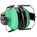 AmazonBasics Kids Ear Protection Safety Noise Earmuffs, Green