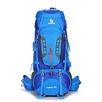 80L大容量デザインアウトドアキャンプトラベルリュックサック Amazon.co.jp: 80L 容量アウトドアバックパックキャンプトラベルバッグ