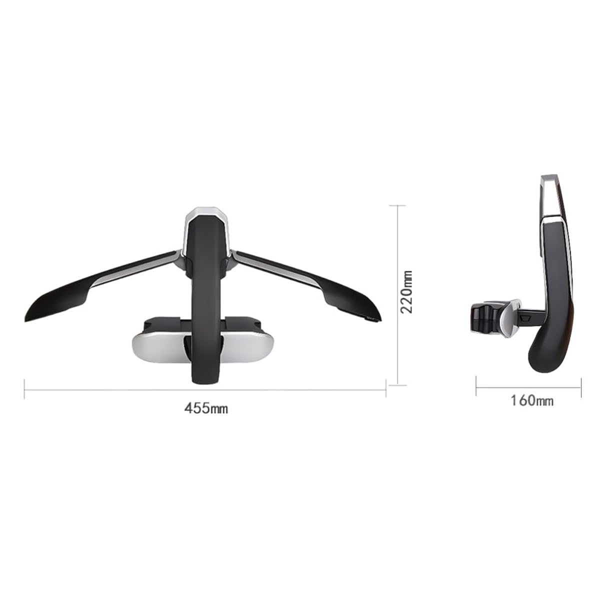 Riven Percha universal para asiento trasero de coche, para abrigos, chaquetas, trajes, ropa, accesorios de viaje