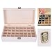 Produktbild Aromatherapie Box, ätherischen Ölen Kiste, Organizer aus Holz für 32 Flaschen ätherische Öle Parfümlagerung, Öl Aufbewahrung Tasche für Kleine Zubehör, ätherische öle aufbewahrung