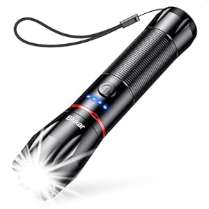 Blukar Linterna LED Recargable, Sup...