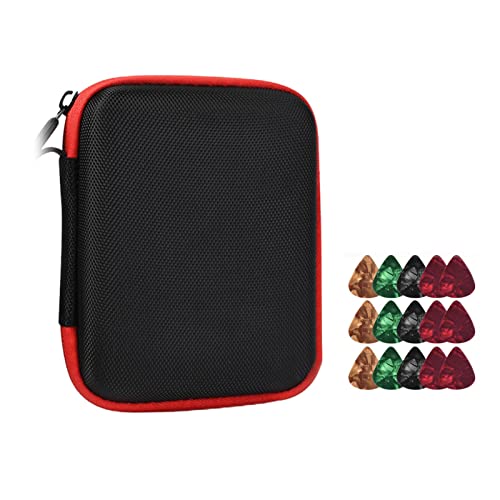 Gujugm Étui de rangement pour médiators de guitare avec 15 médiators et 15 médiators - Les Beatles, Paul McCartney, John Lennon, RIngo Starr, George Harrison Gujugm Étui de rangement pour médiators de guitare avec 15 médiators et 15 médiators – Image 8