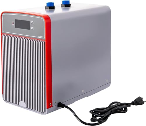 LIKARVA 1/10 HP Aquarium Chiller, 42 Gal Fish Tank Chiller Special, 150W Quiet Cooling System Aquarium Water Chillers with Auto Temp Control, LED Display for Freshwater & Saltwater