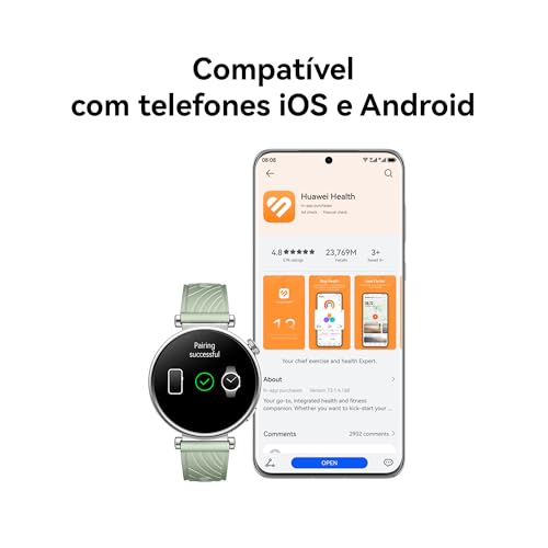 SmartWatch, HUAWEI WATCH GT 4 41mm, Design Geométrico, Novo gerenciamento de calorias, Até 2 semanas