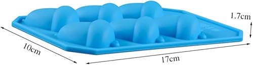 Miniatura 4 de SHOWERORO Moldes de silicona para cubitos de hielo, piña, piña, piña, piñas, piñas, horneado, piñas, silicona, para gelatinas, pastel, bandeja de