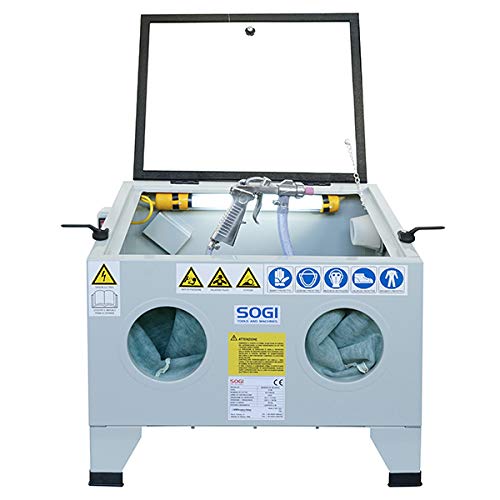 Foto von Profi Sandstrahlgerät SOGI S-56 mit Sandstrahlkabine