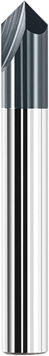 JAINGU面取りエンドミル90度2-12mm2フルート面取りカッター面取りルータービットカーバイドエンドミルCNC機械フライスカッ