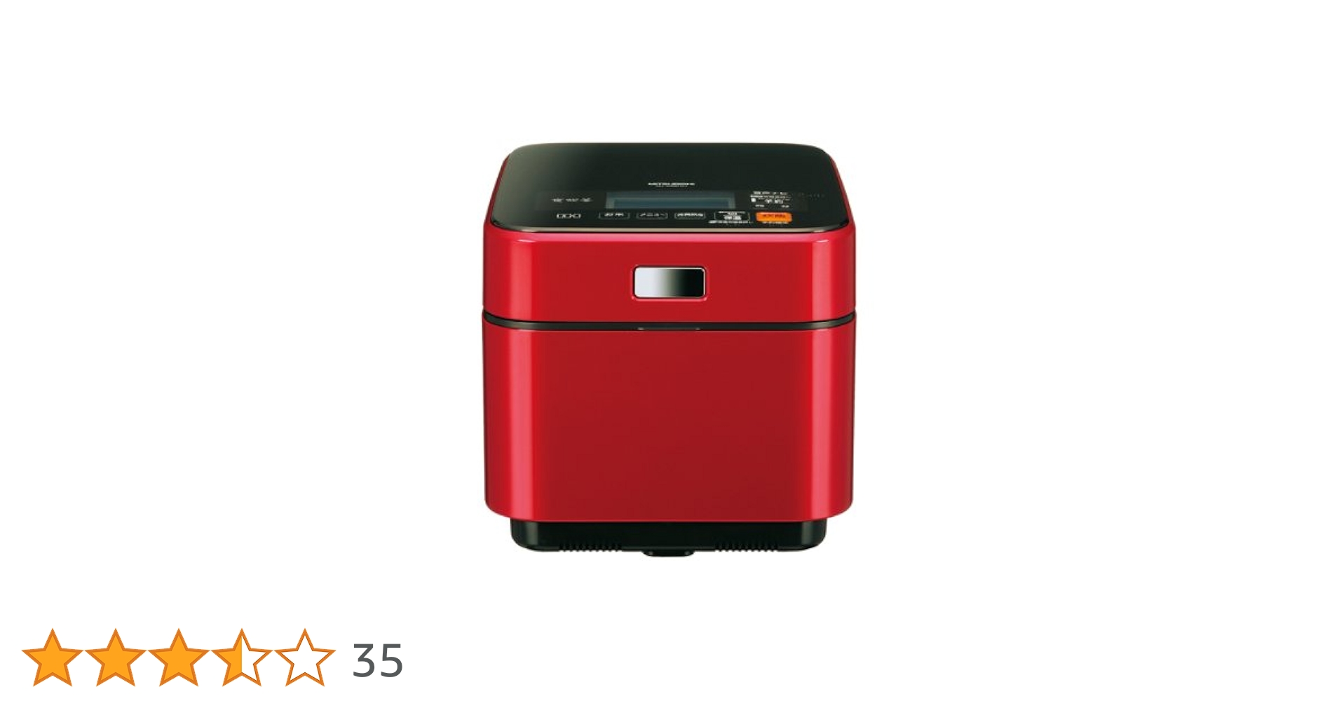 MITSUBISHI NJ-XW903 炊飯器 赤 蒸気レス MITSUBISHI NJ-XW903 炊飯器 赤 蒸気レス 三菱電機、重量