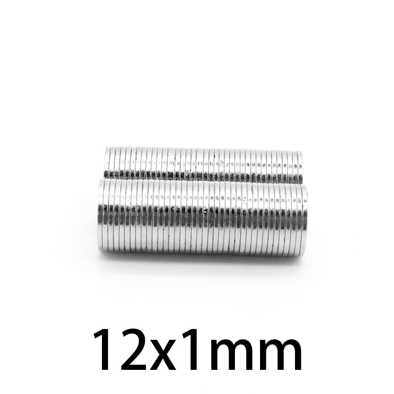 20-500pcs 12x1mm Thin Circular 12mmx1mm Neodymium Disc 12 * 1mm Permanent 12 * 1 Small(20pcs)