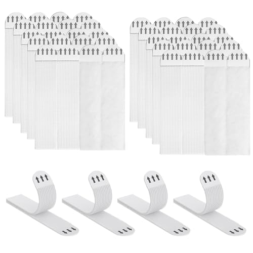 Picture Hanging Strips, 16 Lb XL Heavyweight Picture Hanger Kit, Damage Free Hanging Picture Hangers, Heavy Duty Wall Hanging Strips for Living Spaces, 20 White Adhesive Strip Pairs