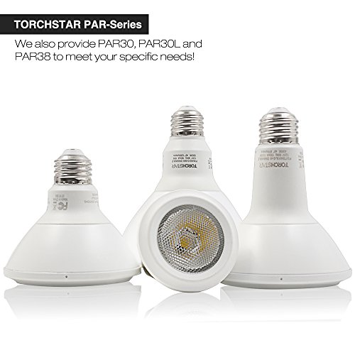 Torchstar 8W Dimmable Par20 Led Light Bulbs, 50W Equivalent, Damp Location Available Spotlight Bulb, 4000K Cool White, E26 Medium Screw Base, Pack Of 4 #TOP3