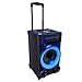Produktbild Energy Sistem Party 3 Go (Tragbarer Bluetooth-Lautsprecher für 3 Teilnehmer mit USB-Rädern und Mikrofon, 40 W, Party-Beleuchtung, FM-Radio und 100 W-Netzschalter 40W) Schwarz