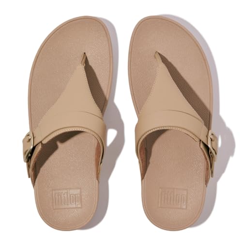 Image of FitFlop Lulu Leather Toe Post Sandals