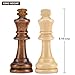 AMEROUS Wooden Chess Pieces Only, Staunton Style Wood Chessmen with 3.15