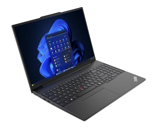 Image of Lenovo Thinkpad E16 Gen 2 Business Laptop 16.0 inch IPS FHD+ Display (AMD Ryzen 7 250 (>Ryzen 7 7735U), 16GB DDR5, 1TB PCIe SSD, Copilot, Backlit KB, Fingerprint, WiFi 6, Webcam, Win 11 Pro)
