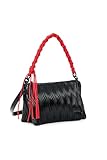 Desigual Litio Black Dortmund, Bolso para Mujer