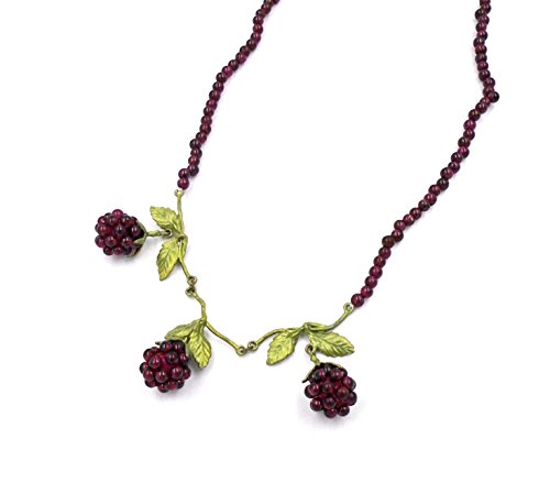 Michael Michaud Raspberry Statement Necklace For Silver Seasons… #TOP1