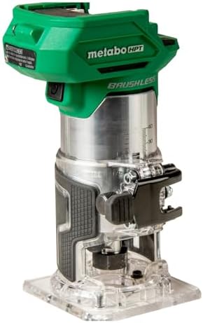 Metabo HPT 18V Cordless Trim Router, Variable Speed LED Light, M1808DAQ4