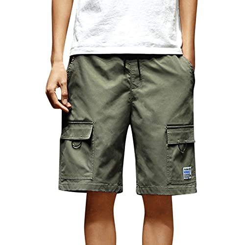 Short de bain pour homme cargo droit séchage rapide avec poches sport