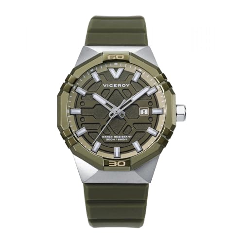 Viceroy Neo Watch 45015-65 Edelstahl und Silikon grün