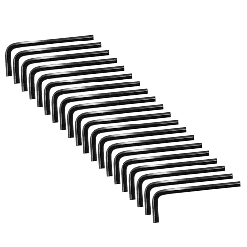 Piutouyar 4mm Hex Key Wrench 20 Pcs Allen Key Wrench Black