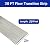 Vinyl-Floor-Transition-Strip-Self-Adhesive 20 FT Rubber Door Transition Strips for Vinyl Flooring Edges 2" Wide (Woodgrain Grey, 20FT)