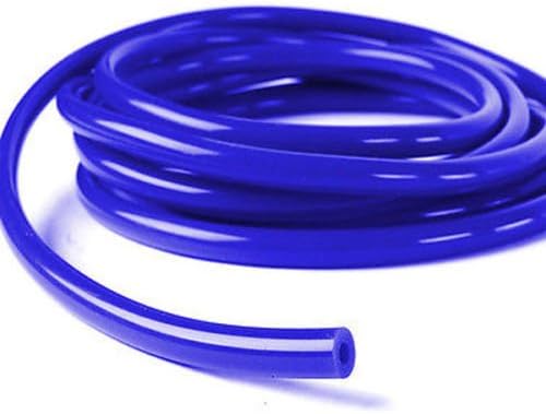 16.4ft 5M 3mm Silicone Vacuum Tube Hose Silicone Tubing Blue For Car Auto Truck