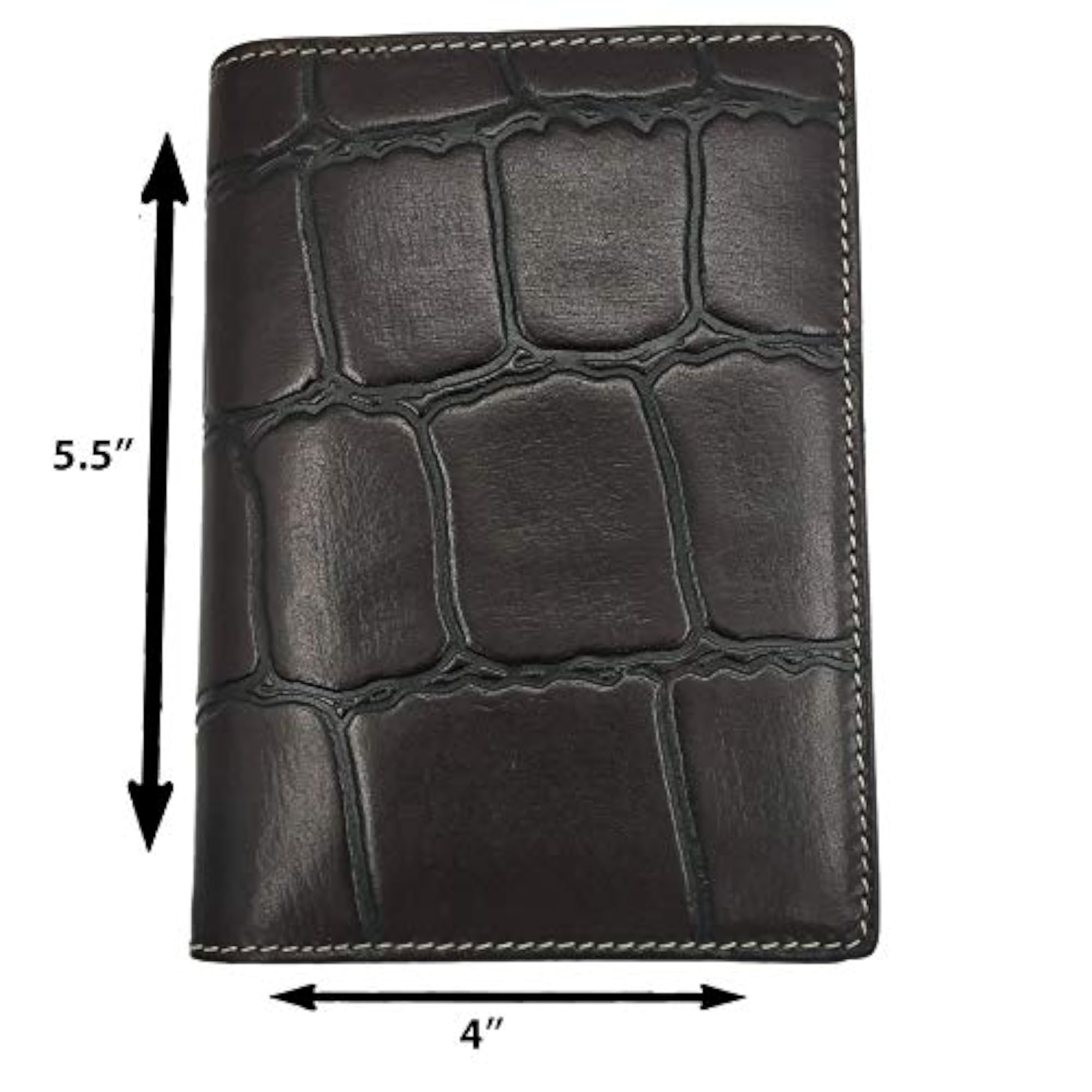 Genuine Textured Leather Unisex Passport Holder, Stylish