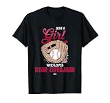 Just a Girl Who Loves Ryan Zeferjahn Los Angeles Baseball T-Shirt