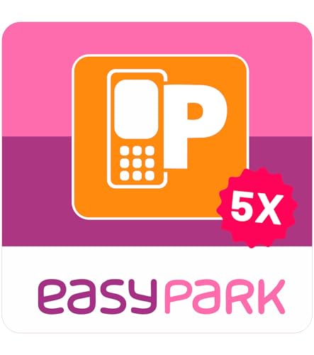 TAKONE EasyPark Vignette Sticker – Neu 5X Wiederablösbare Aufkleber 80×80 mm, Rückstandsfrei & UV-beständig, Für Windschutzscheibe