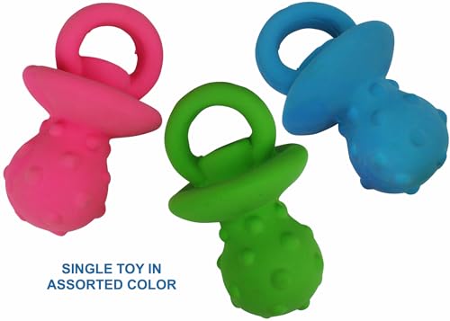 MiniPet Pacifier 4" Latex Dog Toy - Thumbnail 2