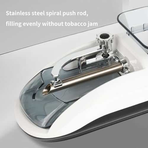 Electric Cigarette Rolling Machine, Portable Tobacco Injector Machine can Grind Filled with Herb, Tobacco, etc Suitable for Cigarette Tubes and Rolling Papers - Image 6